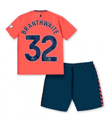 Everton Jarrad Branthwaite #32 Udebanesæt Børn 2023-24 Kort ærmer (+ korte bukser)